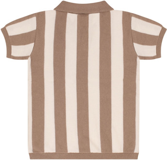 FlinQ jongens polo Taupe - 98