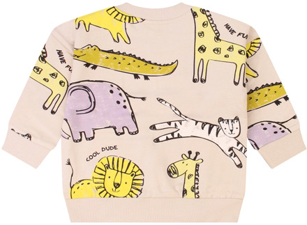 FlinQ jongens sweater Licht bruin - 92