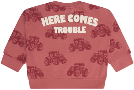 FlinQ jongens sweater Licht rood - 86