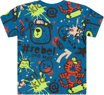 FlinQ jongens t-shirt Blue - 86