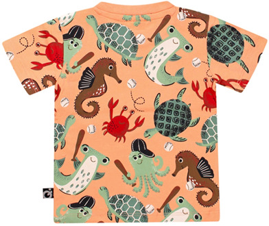 FlinQ jongens t-shirt Perzik - 86