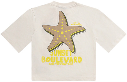 FlinQ jongens t-shirt Vanille - 86