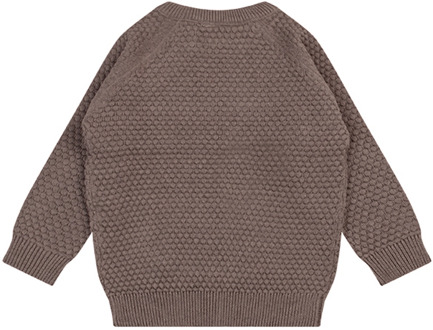 FlinQ jongens trui Taupe - 56