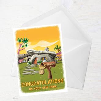 Flintstones New Home Greetings Card - Giant Card