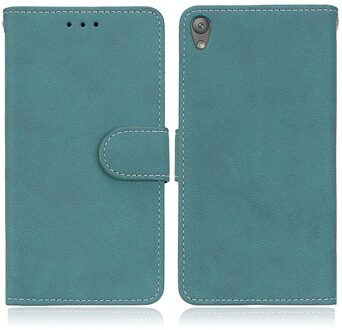 Flip Cover PU Leather Case Voor Sony Xperia E5 Case Voor Sony E5 E 5 Cover Telefoon Tassen Gevallen Voor sony Xperia E5 F3311 F3313 Tassen blauw
