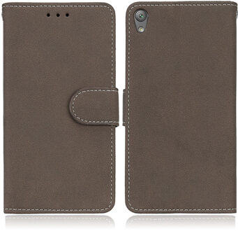 Flip Cover PU Leather Case Voor Sony Xperia E5 Case Voor Sony E5 E 5 Cover Telefoon Tassen Gevallen Voor sony Xperia E5 F3311 F3313 Tassen bruin