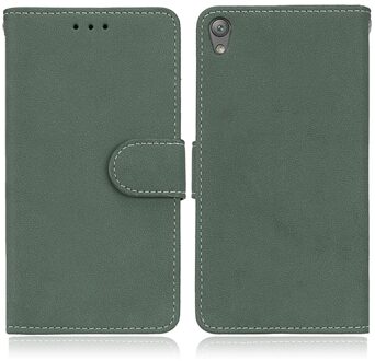 Flip Cover PU Leather Case Voor Sony Xperia E5 Case Voor Sony E5 E 5 Cover Telefoon Tassen Gevallen Voor sony Xperia E5 F3311 F3313 Tassen groen