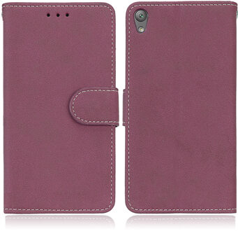 Flip Cover PU Leather Case Voor Sony Xperia E5 Case Voor Sony E5 E 5 Cover Telefoon Tassen Gevallen Voor sony Xperia E5 F3311 F3313 Tassen roos