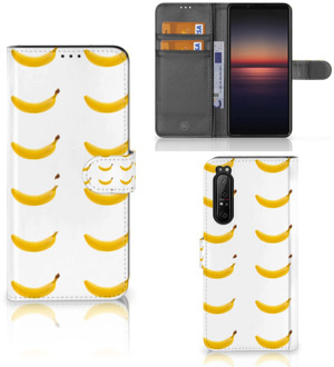 Flip Cover Sony Xperia 1 II Telefoon Hoesje Banana