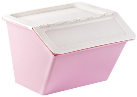 Flip Deksel Lade Opbergdoos Opbergdoos Plastic Flip Deksel Schuine Taiwan Model Kan Stack Front Speelgoed Kast 3