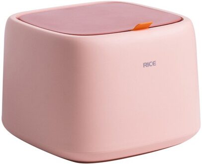 Flip-Deksel Niet Giftig En Veilig Rijst Doos Huishoudelijke Rijst Opbergdoos, insect-Proof En Stofdicht Eenvoudige En Modieuze Stijl Oranje