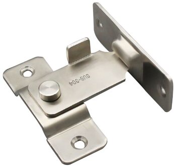 Flip Lock Deur Klink Haakse Dikke Badkamer Hasp Universele Schuifdeuren Schuur Gate Venster Veiligheid Anti-Diefstal Rvs thuis