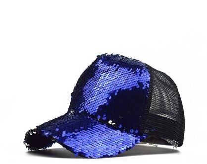 Flip Sequin Mesh Cap Dames Casual Wild Baseball Cap Daddy Cap stijl 2