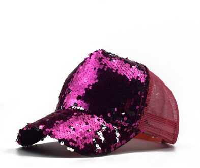 Flip Sequin Mesh Cap Dames Casual Wild Baseball Cap Daddy Cap stijl 3