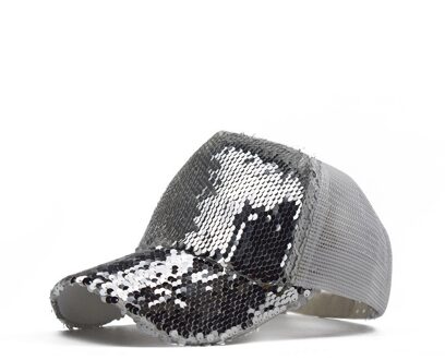 Flip Sequin Mesh Cap Dames Casual Wild Baseball Cap Daddy Cap stijl 6
