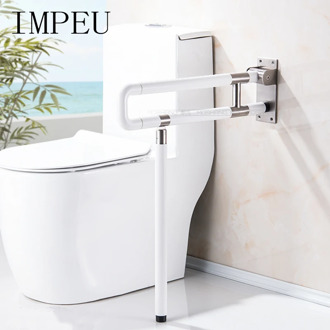 Flip Up Toilet Safety Frame Rail Shower Grab Bar for Elders Senior Kids Care, Bathroom Handrail, Folding Shower Seat, Bath Chair