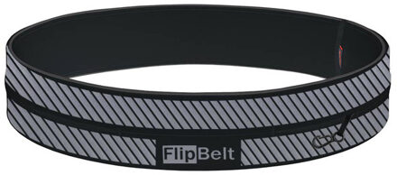 FlipBelt Reflective - Running belt - Zwart - Maat XS
