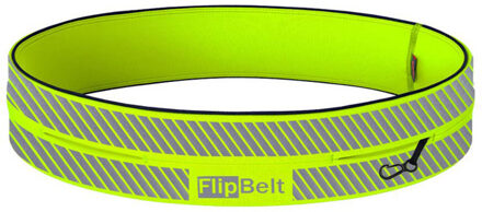 FlipBelt Runners waistbelt reflecterend neon geel uni