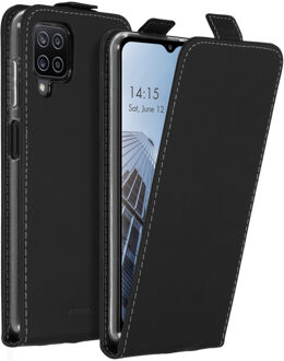 Flipcase Samsung Galaxy A12 hoesje - Zwart