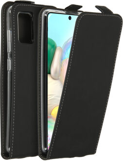 Flipcase Samsung Galaxy A71 hoesje - Zwart