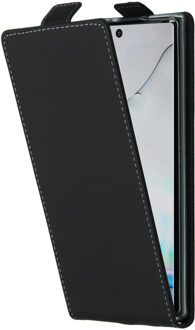 Flipcase Samsung Galaxy Note 10 hoesje - Zwart