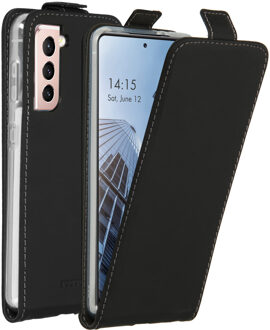 Flipcase Samsung Galaxy S21 hoesje - Zwart