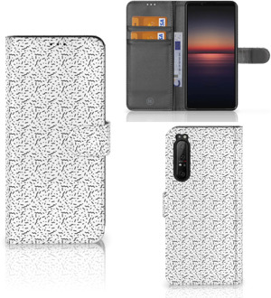 Flipcase Sony Xperia 1 II Telefoon Hoesje Stripes Dots