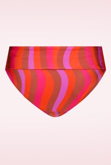 Flipover Shiny Waves bikinibroekje in multi Multicolour