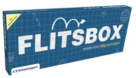Flitsbox (Set Beschrijfbare Kaarten En Uitwisbare Stift Blauw) - Flitsbox