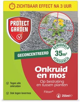 Flitser Concentraat Onkruid en Mos - onkruid- en mosbestrijder - 255 ml