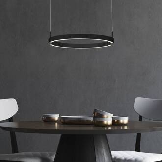 Float LED hanglamp gebarenbediening zwart