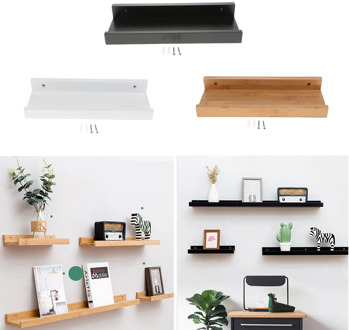 Floating Shelves Trays Bookshelves and Display Bookcase Modern Wood Shelving Units for Kids Bedroom Wall Mounted Storage Shelf