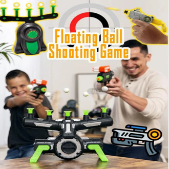 Floating Target Airshot Game Electric Air Shot Hovering Ball Foam Dart Blaster Shooting Ball Toy Dart Blaster Shooting Ball