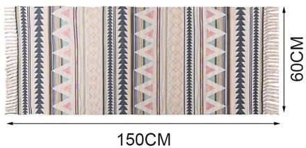 Floor Mat Retro Etnische Kwastje Mat Romantische Sovjet Duurzaam Tapijt Bohemian Stijl Deurmat Voor Woonkamer Slaapkamer Home Decor