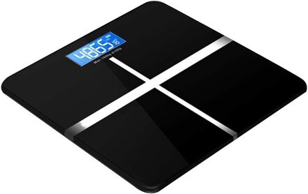 Floor Weegschalen Wetenschappelijke Smart Weegschalen Elektronische Lcd Digitale Lichaamsgewicht Bmi Badkamer Balans Bluetooth-App Android Of Ios zwart