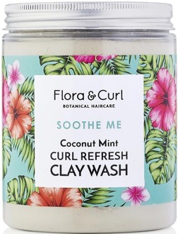 Flora & Curl Clay Wash - Reinigende klei - Coconut Mint 260gr.