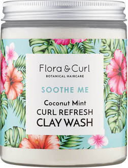 Flora & Curl Clay Wash - Reinigende klei - Coconut Mint 260gr.