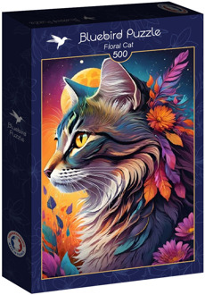 Floral Cat Puzzel (500 stukjes)