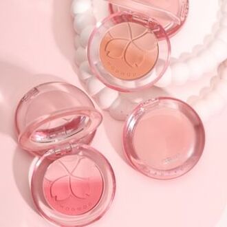 Floral Embossed Tipsy Gradient Blush - 6 Types 05# Peach Blossom - 6g