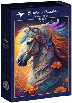 Floral Horse Puzzel (1000 stukjes)