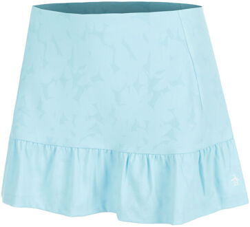 Floral Jacquarded Rok Dames-Lichtblauw - XS,S,L