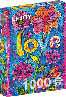 Floral Love Puzzel (1000 stukjes)