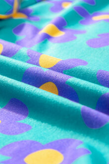 Florale Nachtkleding Set Turquoise