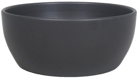 Floran Plantenpot - schaal - grijs - mat - keramiek - 22 x 9 cm