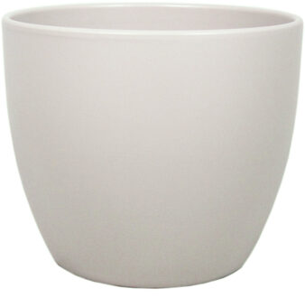 Floran Plantenpot - taupe - mat - keramiek - 10 x 12 cm - Plantenpotten Beige