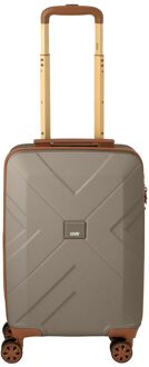 Florence Cabin Trolley Spinner 55 champagne grey hardcase koffer - H 55 x B 35 x D 20 cm