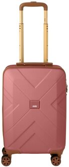 Florence Cabin Trolley Spinner 55 vintage rose hardcase koffer Roze - H 55 x B 35 x D 20 cm