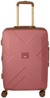 Florence Trolley Spinner Medium 64 Exp vintage rose hardcase koffer Roze - H 64 x B 45 x D 25.5 cm