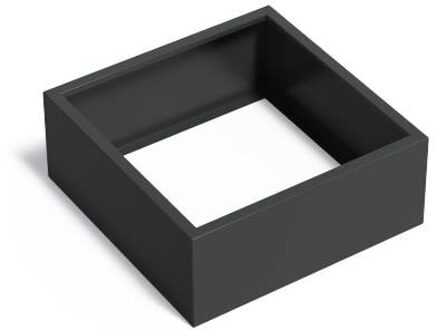 FLORIDA alu. 100x100x40 cm plantenbak zonder bodem