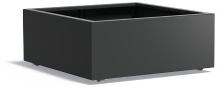 FLORIDA aluminium 100x100x40 cm plantenbak met wielen